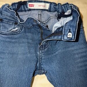 Levis 511 Slim Boys Jeans Size 10 Regular Blue Medium Wash Adjustable Waist